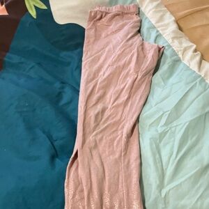 Glittery Pink Kids Leggings